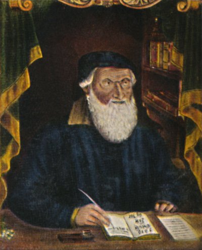 Hans Sachs 1494-1576. Grabado en cobre de Hans Weygel, 1934 de Unbekannt