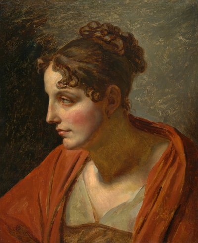 Cabeza de una mujer, c. 1810 de Unbekannt