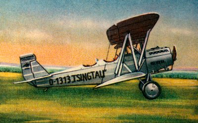 Avión Heinkel HD 24 L Tsingtau, años 1920, 1932 de Unbekannt