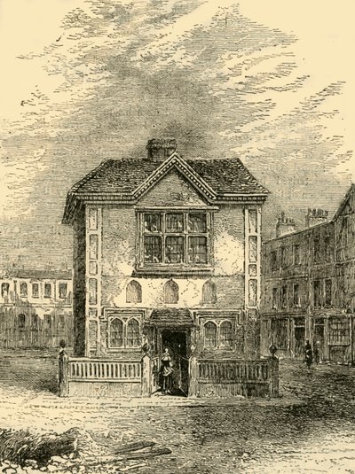 Hickss Hall alrededor de 1750, c1872 de Unbekannt