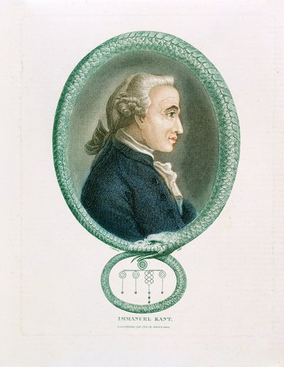 Immanuel Kant, filósofo alemán, 1812 de Unbekannt