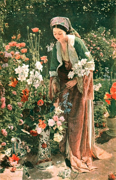 En el jardín del Bey, 1865, c1902 de Unbekannt