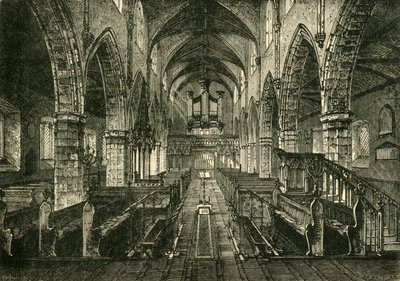 Interior de la Catedral de Londonderry, 1898 de Unbekannt