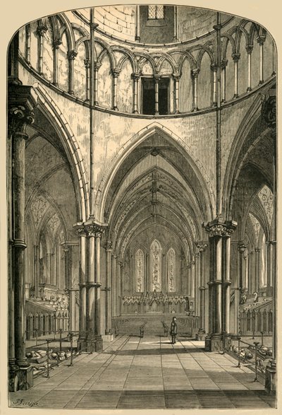 Interior de la Iglesia del Templo, 1870, 1897 de Unbekannt