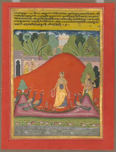 Kakubha Ragini, c. 1750 de Unbekannt