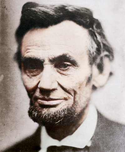 Última fotografía de Abraham Lincoln, 1809-1865, abril de 1865 de Unbekannt