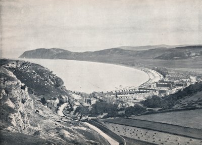 Llandudno - Mirando hacia abajo desde la montaña, 1895 de Unbekannt