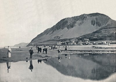 Llanfairechan - El pueblo y la montaña Penmaenmawr, 1895 de Unbekannt