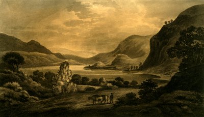 Loch Lubnaig, extremo oeste, 1802 de Unbekannt