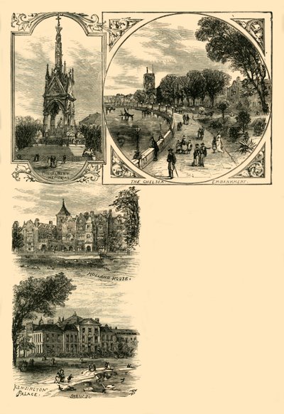 Londres. Los suburbios occidentales, c. 1876 de Unbekannt