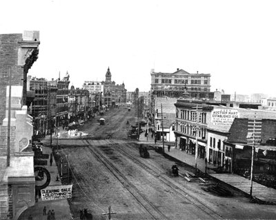 Calle Principal, Winnipeg, Manitoba, Canadá, c1900 de Unbekannt