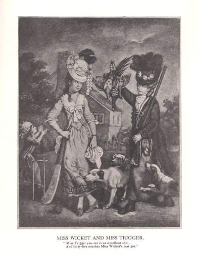 Miss Wicket y Miss Trigger, c1778 1912 de Unbekannt