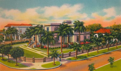 Residencia Moderna en El Prado, Barranquilla, c. 1940s de Unbekannt