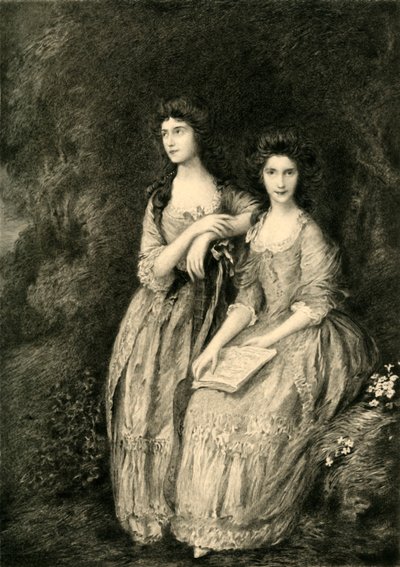 Sra. Sheridan y Sra. Tickell, c1772, 1908 de Unbekannt