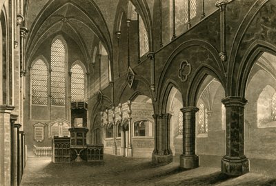 Nave de la iglesia de Boxgrove, 1835 de Unbekannt