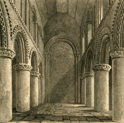 Nave de la Iglesia de Steyning, 1835 de Unbekannt