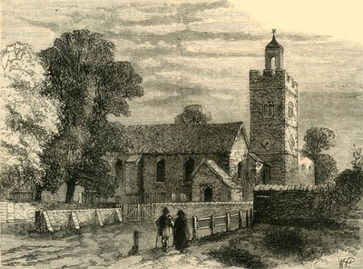 La Antigua Iglesia de Camberwell en 1750 de Unbekannt