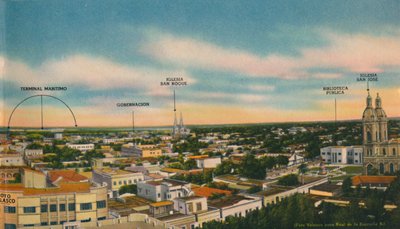 Panorama del Sector Central de Barranquilla, c1940s de Unbekannt