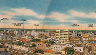 Panorama del Sector Central de Barranquilla, c1940s de Unbekannt