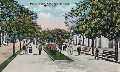 Paseo Martí, Santiago de Cuba, c1910 de Unbekannt