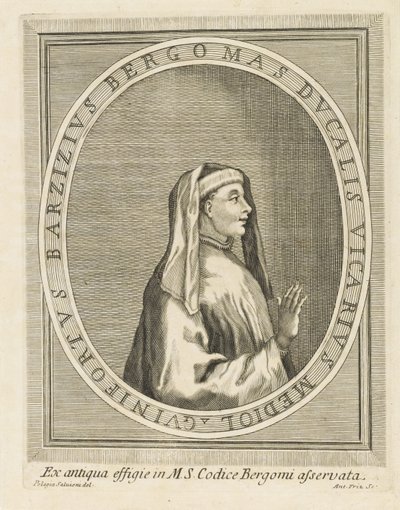 Retrato de Gasparinus de Bérgamo, 1716-1717 de Unbekannt