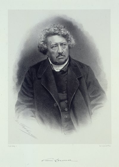 Retrato de Pierre Leroux 1797-1871 de Unbekannt