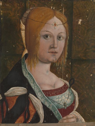 Retrato de una mujer italiana de Unbekannt