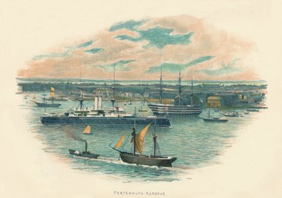 Puerto de Portsmouth, c. 1890 de Unbekannt