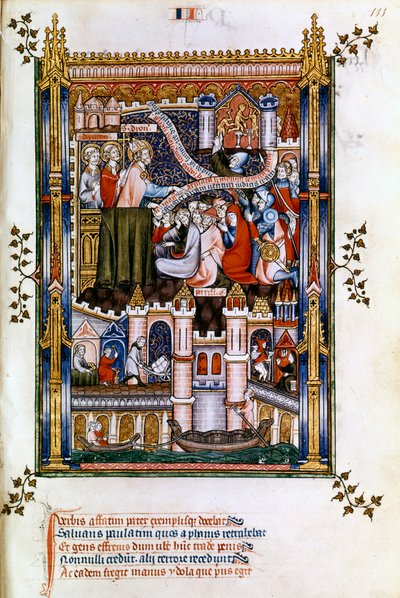 San Denis predicando, 1317 de Unbekannt