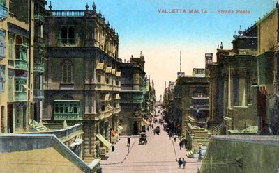 Strada Reale, La Valeta, Malta, siglo XX de Unbekannt