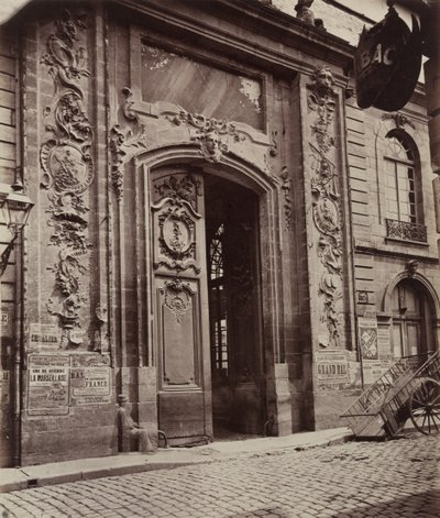 Calle en Dijon, antes de 1870 de Unbekannt