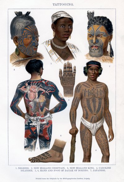 Tatuaje, 1800-1900 de Unbekannt