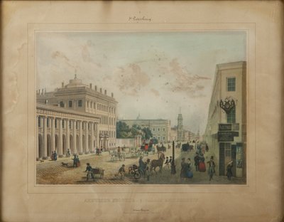 El Palacio Anichkov en San Petersburgo, finales de 1840 de Unbekannt