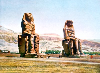 Los Colosos de Memnón, Egipto, siglo XX de Unbekannt