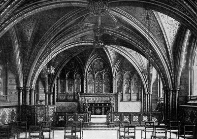 La Capilla Cripta, Westminster, c1920 de Unbekannt