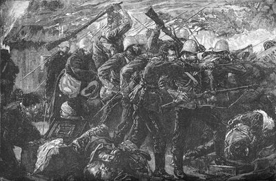 La defensa de Rorkes Drift, c1880 de Unbekannt