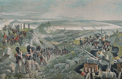 El ejército francés cruzando el Niemen, 1812, 1896 de Unbekannt