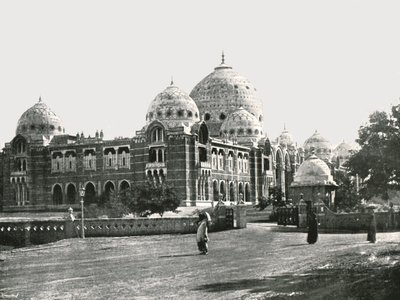 El Gran Colegio, Baroda, India, 1895 de Unbekannt