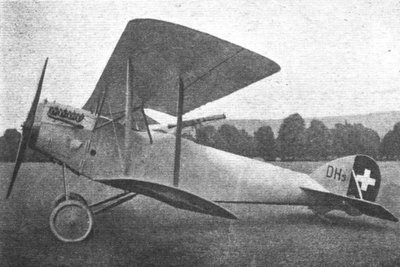 El caza Häfeli DH-5 de Suiza de Unbekannt