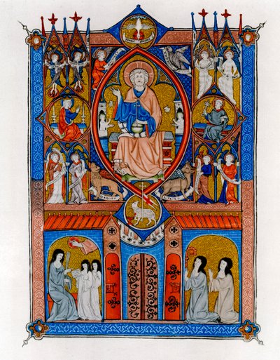 El Estado Ideal de la Sainte Abbaye, c1300 de Unbekannt