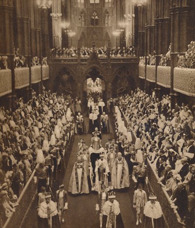 La procesión del rey, 12 de mayo de 1937 de Unbekannt