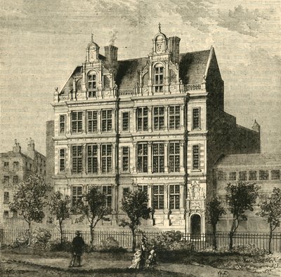 Las oficinas de la Junta Escolar de Londres, 1881 de Unbekannt