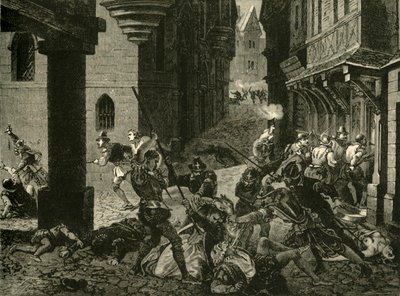 La masacre de San Bartolomé, 1572, 1890 de Unbekannt