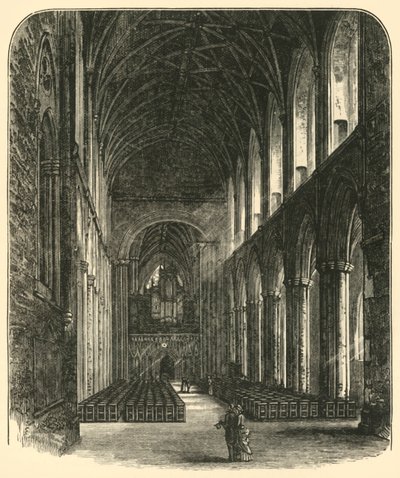 La nave, Nipon Minster, mirando al este, 1898 de Unbekannt