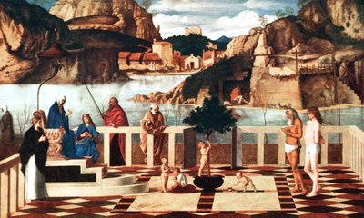 La Alegoría Sagrada, 1490-1500, 1925 de Unbekannt