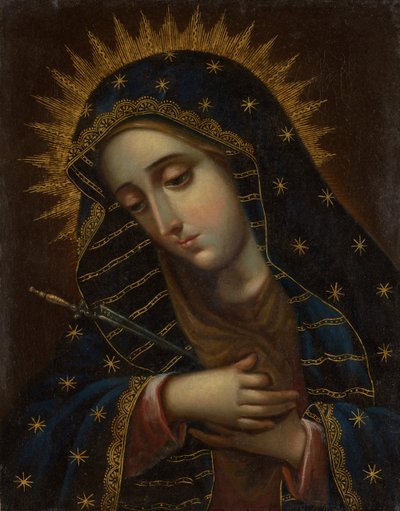 La Virgen de los Dolores, siglo XVIII de Unbekannt