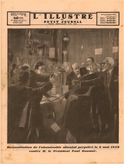 El asesinato del Presidente Paul Doumer, 1932 de Unbekannt