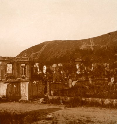 El quiosco, Metzeral, norte de Francia, c1914-c1918 de Unbekannt