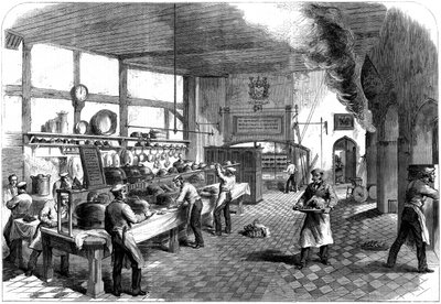 La cocina en la Escuela Charterhouse, Godalming, Surrey, 1867 de Unbekannt