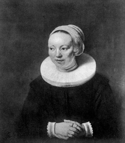 La esposa de Nicolas Berghem, 1647, 1901 de Unbekannt